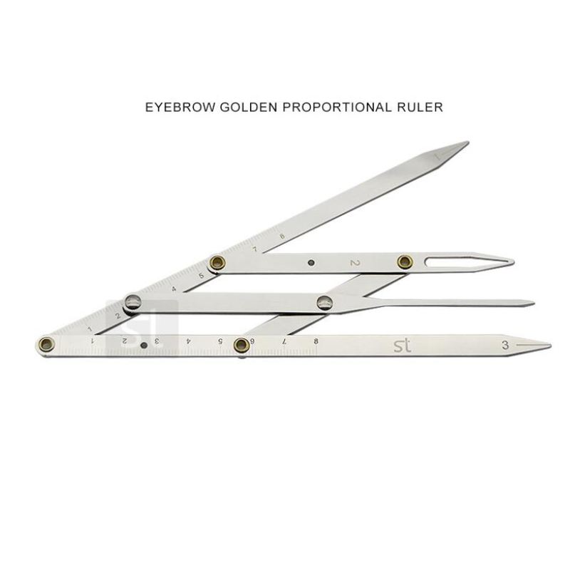 Buy Permanent Makeup Eyebrow Ruler Golden Ratio Divider Caliper