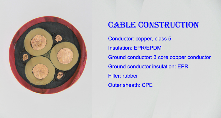 Buy Kv Shd Rubber Flexible Ugefp Cpe Jacket Epr Insulated Copper