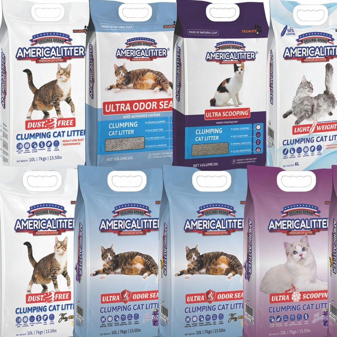 Buy Bentonite Cat Litter Bulk Clumping Natural Broken Pet Cat Litter