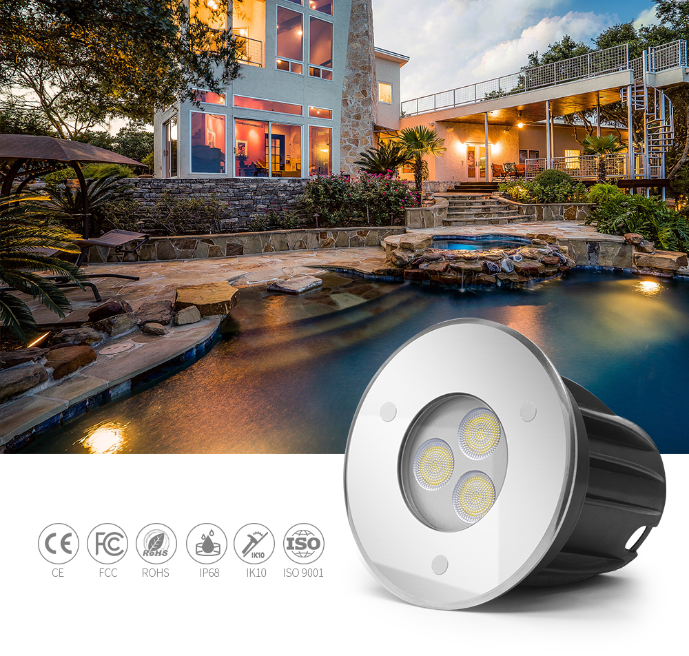 Buy Colorful Ip68 Underwater Led Light, Swimming Pool Light Niches With ...