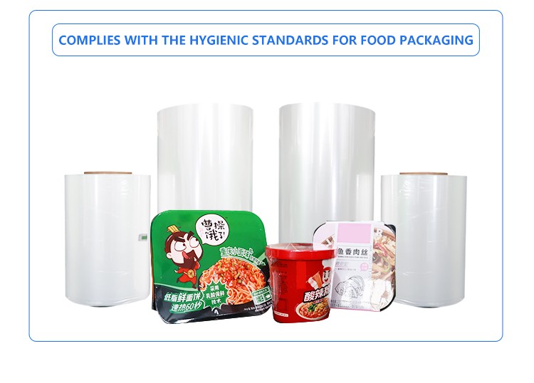 Buy Factory Wholesale Clear Plastic Wrapping Film Packing Wrap Film Noodles Packaging Plastic