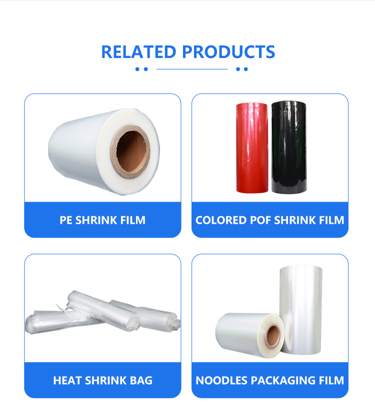 Buy Heat Shrink Film Plastic Standard Pof Shrink Film Packaging ...