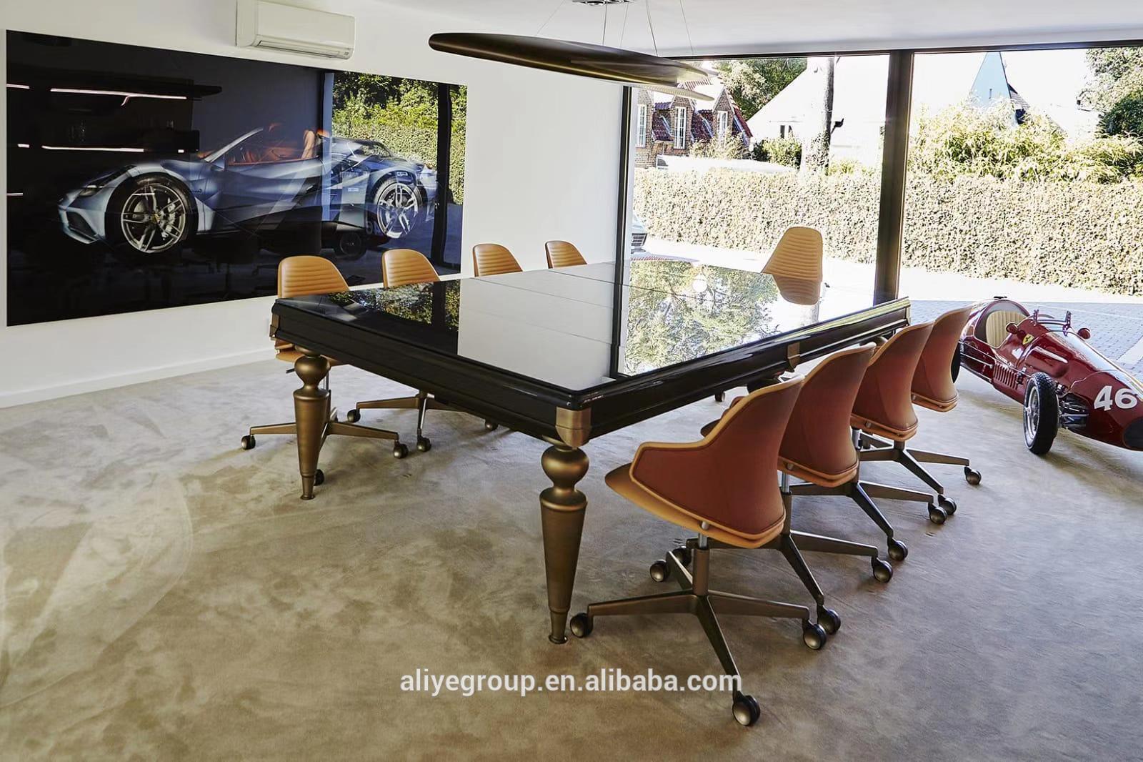 Buy Silk / Gold Color And Billiards Pool Table /snooker Table Suitable