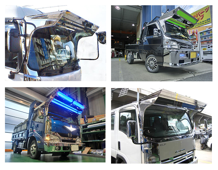 Buy Vehicle Decoration Truck Body Parts Auto For Truck Front Visors