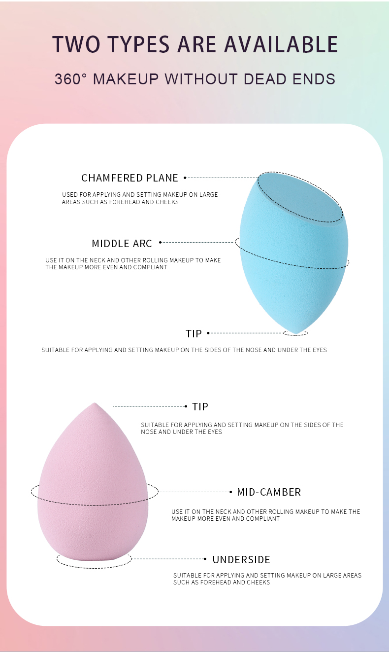 Buy Zoreya Make Up Sponge Latex Makeup Soft Blenders Set With Makeup