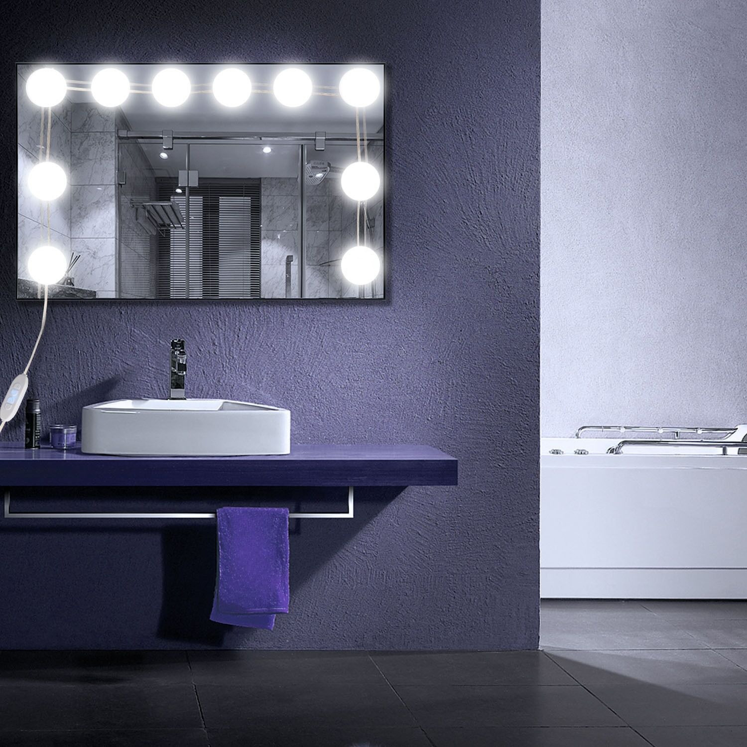 Import Diy Hollywood Style Led Mirror Lamp Makeup Mirror Led Light 10 Bulbs For Vanity Makeup Mirror From China Find Fob Prices Tradewheel Com These led vanity mirror lights give you that look for next to nothing. import diy hollywood style led mirror