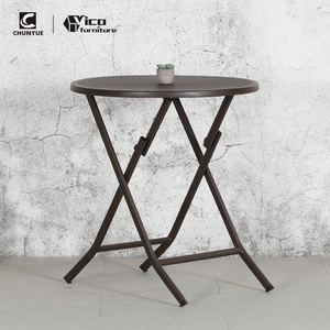 Easy Foldable Metal Legs Rattan Outdoor Garden Cafeteria Restaurant Dining Plastic Round Folding Table Easy Foldable Metal Legs Rattan Outdoor Garden Cafeteria Restaurant Dining Plastic Round Folding Table Suppliers Manufacturers
