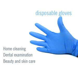 white cleaning gloves