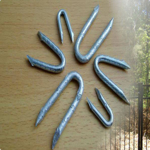 barbed wire fence nails