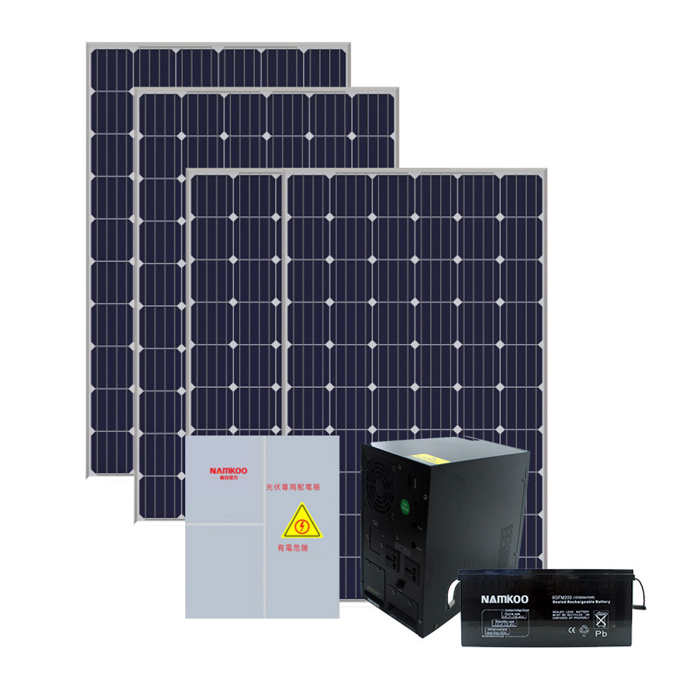 High Efficiency 6kw On Grid Solar Power System For Residential 6000w