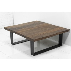 Import Industrial Vintage Iron Metal Solid Mango Wood Square Coffee Table From India Find Fob Prices Tradewheel Com