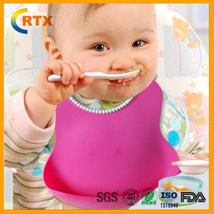 rubber bibs with pocket