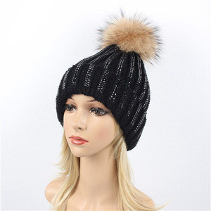 custom pom pom winter hats