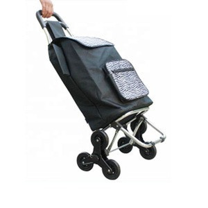 folding wheeled shopping trolley bag