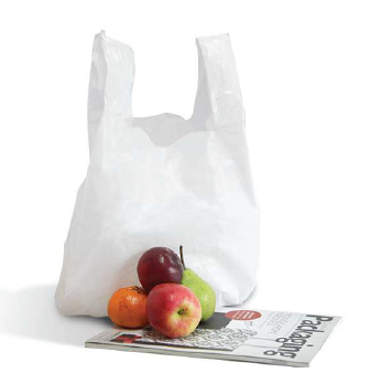 white vest carrier bags