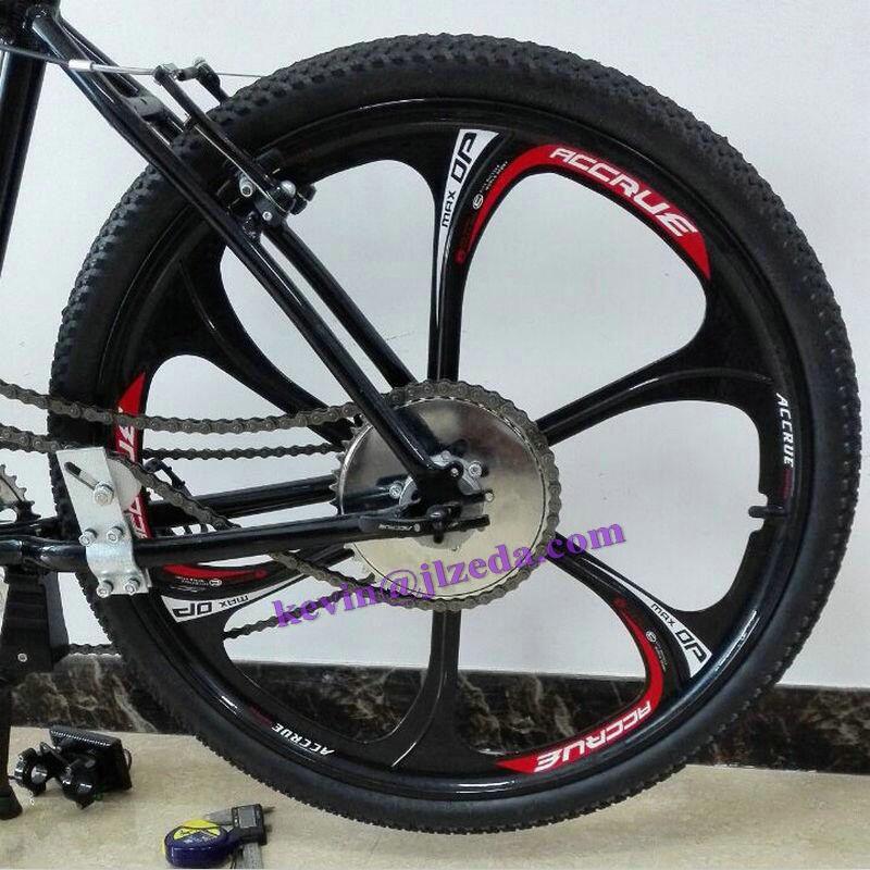 motorized bicycle mag wheels