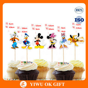 Wholesale Cartoon Mickey Minnie Mouse Cupcake Paper Topper Pick Wedding Decoration Girl Kids Birthday Party Decoration Wholesale Cartoon Mickey Minnie Mouse Cupcake Paper Topper Pick Wedding Decoration Girl Kids Birthday Party