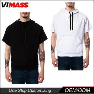 short sleeve hoodie style