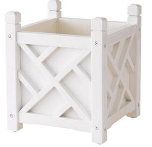 High Quality White Planter Bo Garden Outdoor Flower Tradewheel White Planter Bo Garden Outdoor