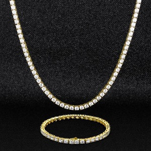 Import Krkc Pink Rose Gold Silver Cz Diamond Stainless Steel Tennis Necklace Women Chokers Men Tennis Chain Necklace For Women From China Find Fob Prices Tradewheel Com