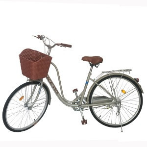 vintage bike with basket for sale