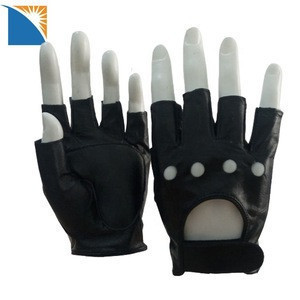 leather cycling gloves fingerless