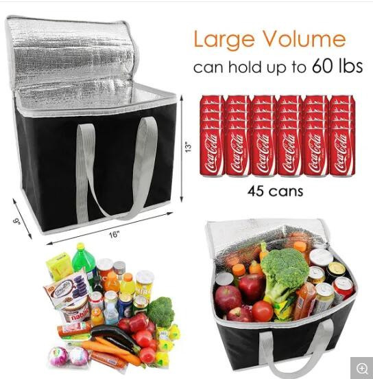 Insulated-grocery-bag-thermal-cooler-shopping-tote For Hot Cold Frozen ...