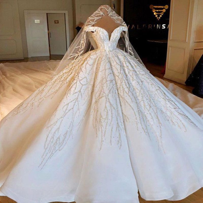 cathedral ball gown wedding dress