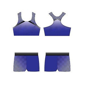 cheer sports bras and shorts