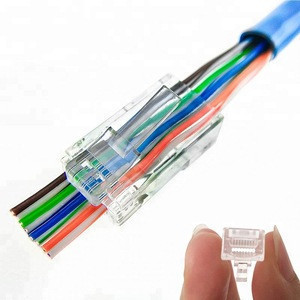 Cat5 Cat6 Utp Type 8p8c Ez Rj45 Connector Cat5 Cat6 Utp Type 8p8c Ez Rj45 Connector Suppliers Manufacturers Tradewheel