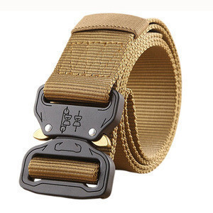 tan military belt