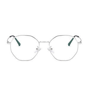 Import Hj Polygonal Large Metal Frame Glasses Women Plain Glass Spectacles Clear Lens Optical Spectacles Eyeglasses From China Find Fob Prices Tradewheel Com