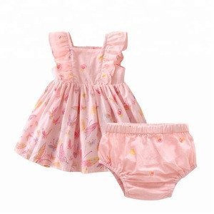 Pink White Baby Girls Kid Clothes Newborn Children Clothing Sets Girls Summer Dress Clothes Butterfly Printed 2 Pcs Set Pink White Baby Girls Kid Clothes Newborn Children Clothing Sets Girls Summer