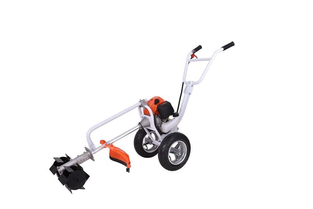 Import Two Wheel Brush Cutter 52cc Grass Trimmer Hand Push 52cc Trimmer ...