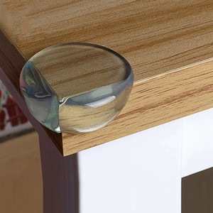 Transparent Big Ball Corner Protector For Baby Kids Soft Table Corner Desk Edge Cushion Child Safety Corner Guard Sgs Transparent Big Ball Corner Protector For Baby Kids Soft Table Corner Desk