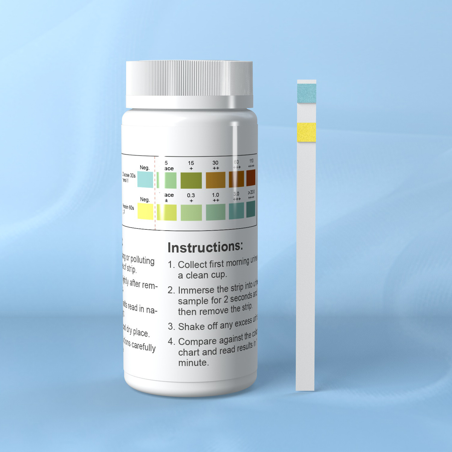 Multi Parameters Glucoseprotein Urinary Test Stripsget Medical Grade Urinalysis At Home 3915