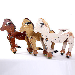 horse on wheels toy