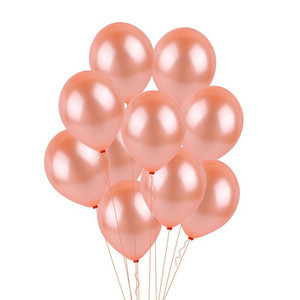 Rose Gold Confetti Balloons Decorations Foil Pre Filled And Rose