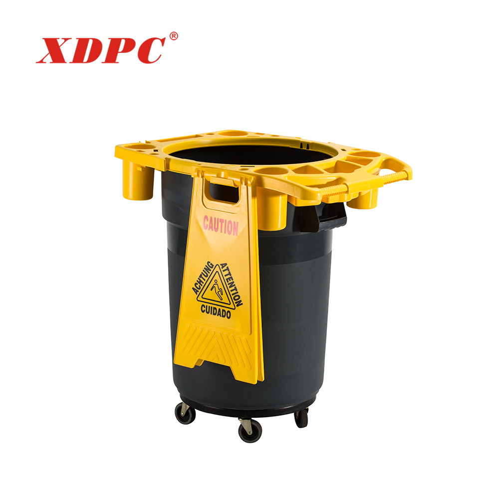 Wholesale Plastic Garbage Can Dustbin Wheelie Bin Cart 4 Wheels Dolly