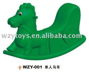 plastic rocking horse