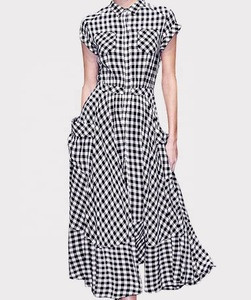 Import Latest Designs Fashion Flat Woman Girl Sexy Long Maxi Plaid Check One Piece Bridesmaid Wedding Partyd Dress From China Find Fob Prices Tradewheel Com