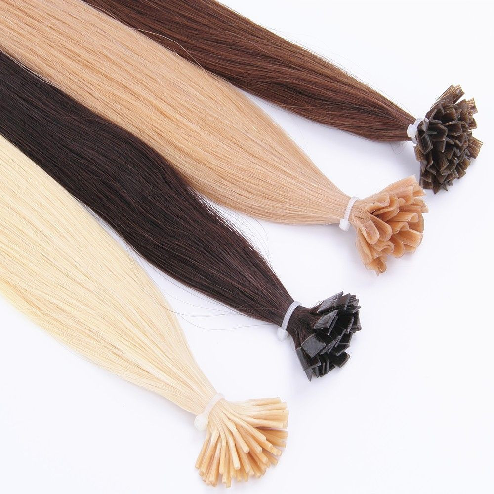 flat tip keratin hair extensions