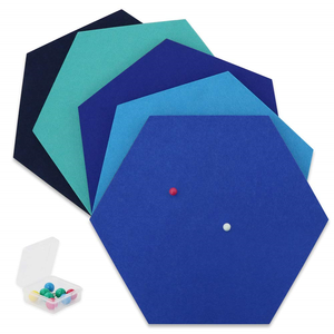 Felt Board Hexagon Type Memo Board Wall Decoration Tradewheel