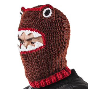 crochet shark hat