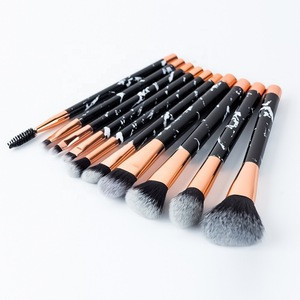 Import 10pcs Black Marble Brushes - Professional Makeup Brushes Private Label Import 10pcs Black Marble Brushes - Professional Makeup Brushes Private Label