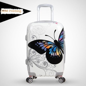 butterfly hard shell luggage