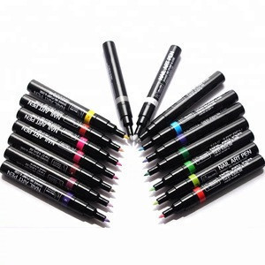 Acrylic Uv Gel Design 3d Paint Tube Nail Art Pen 16 Colors Nail Polish False Tips Drawing Pen Acrylic Uv Gel Design 3d Paint Tube Nail Art Pen 16 Colors Nail