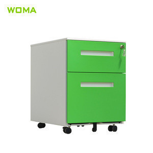 Modern Office Mobile 2 Drawer Steel Colorful File Cabinet Metal Mobile Small Filing Pedestal With Low Price Modern Office Mobile 2 Drawer Steel Colorful File Cabinet Metal Mobile Small