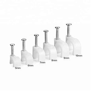 All Size Plastic Cable Cord Clip Steel Nail Cable Clip Presilla De Cable Clip And Cord All Size Plastic Cable Cord Clip Steel Nail Cable Clip Presilla De Cable Clip And