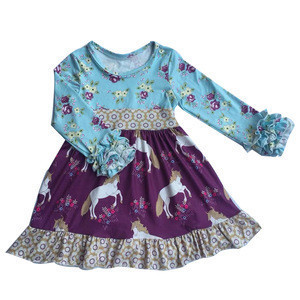 Christmas Girls Boutique Clothing Baby Girls Remake Dress